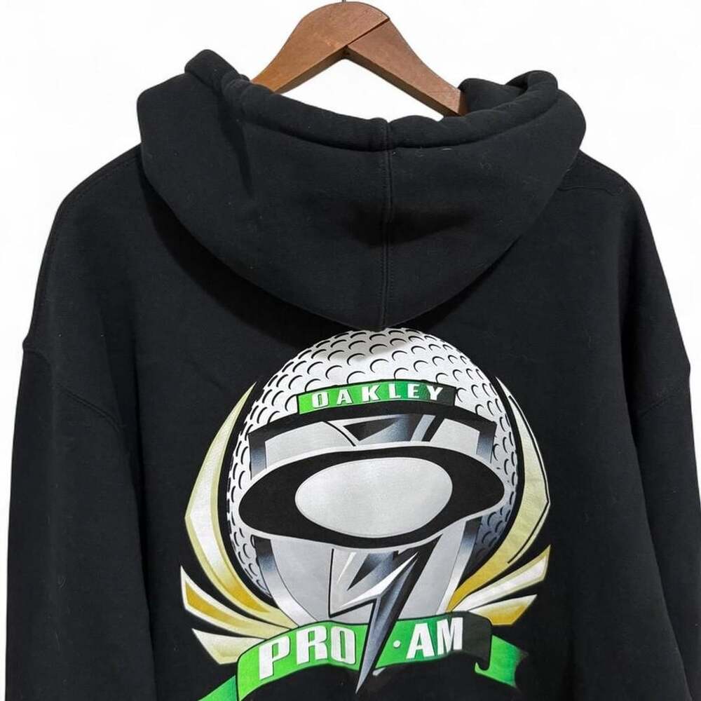 Oakley Pro-Am Golf Black Pullover Hoodie L